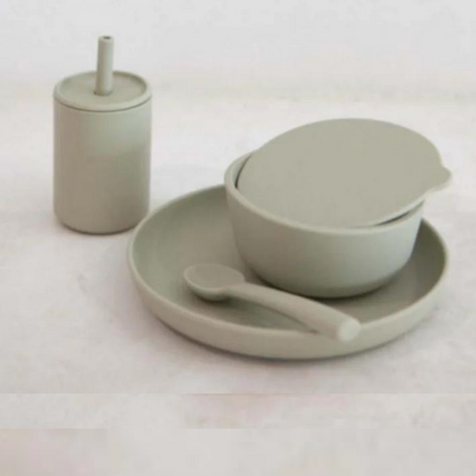 Silicone Dinner Set - Oyster