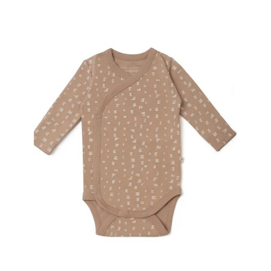 Organic Kimono Bodysuit- Strokes